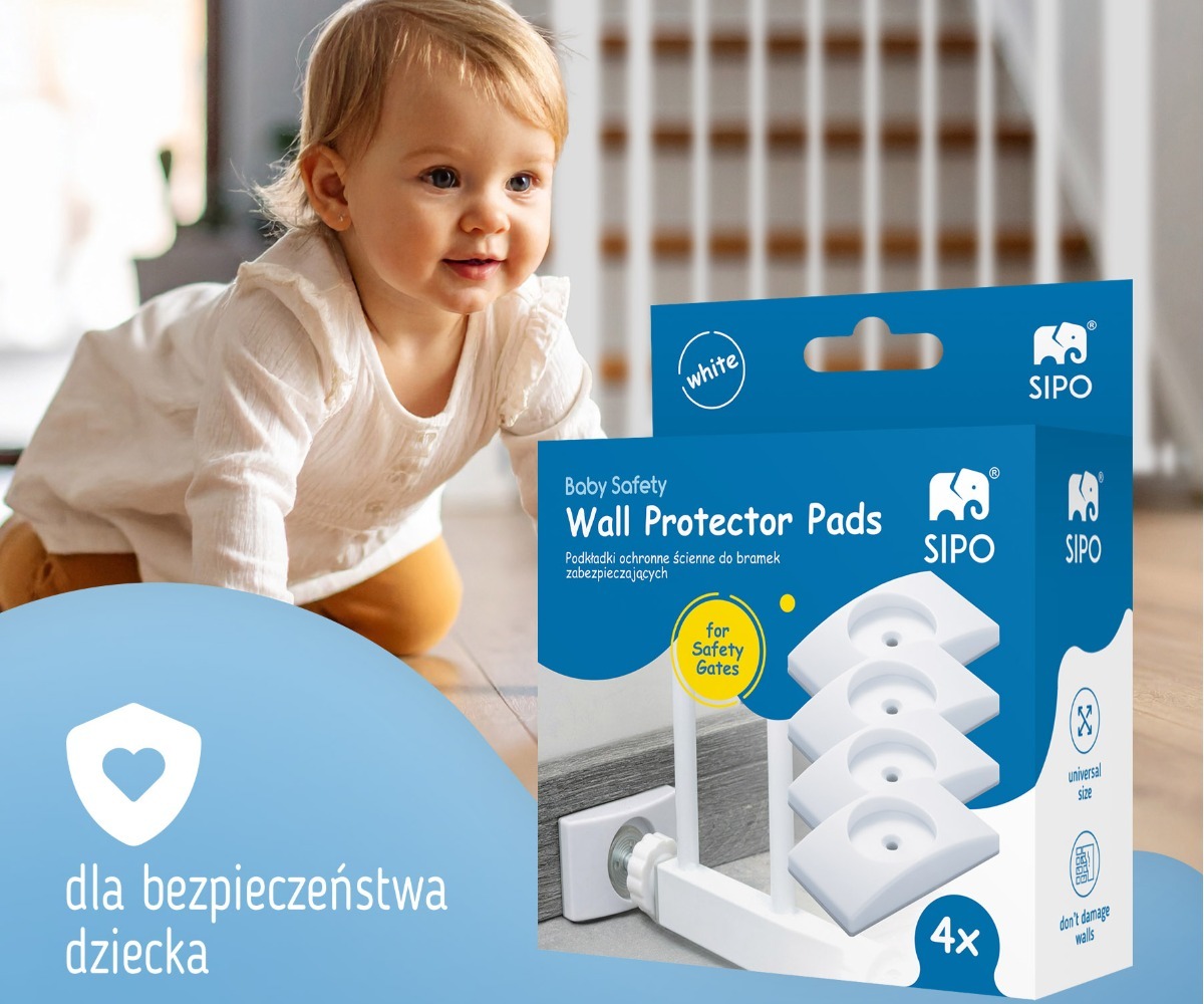 Laps mängimas, SIPO seinakaitsed turvaväravale 4tk SBSWP01 pakendis