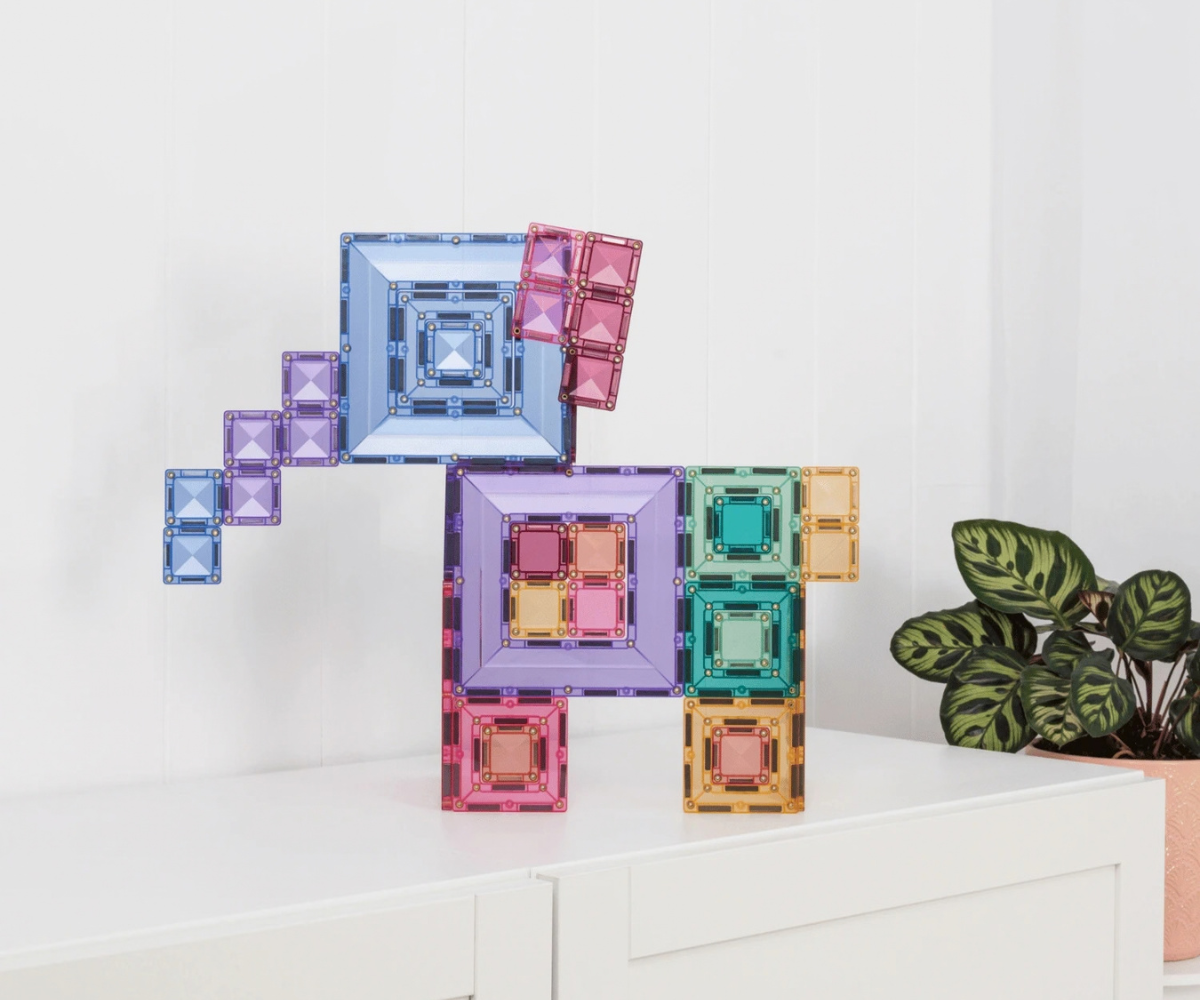 Connetix magnetklotsid Pastel Portal Pack 48-osaline