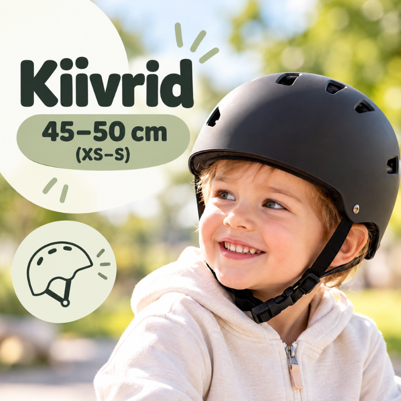 Kiivrid 45–50 cm (XS–S)