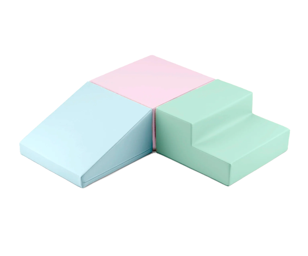 Pehmed mänguklotsid 3tk IGLU Mini Climbie - pastelne