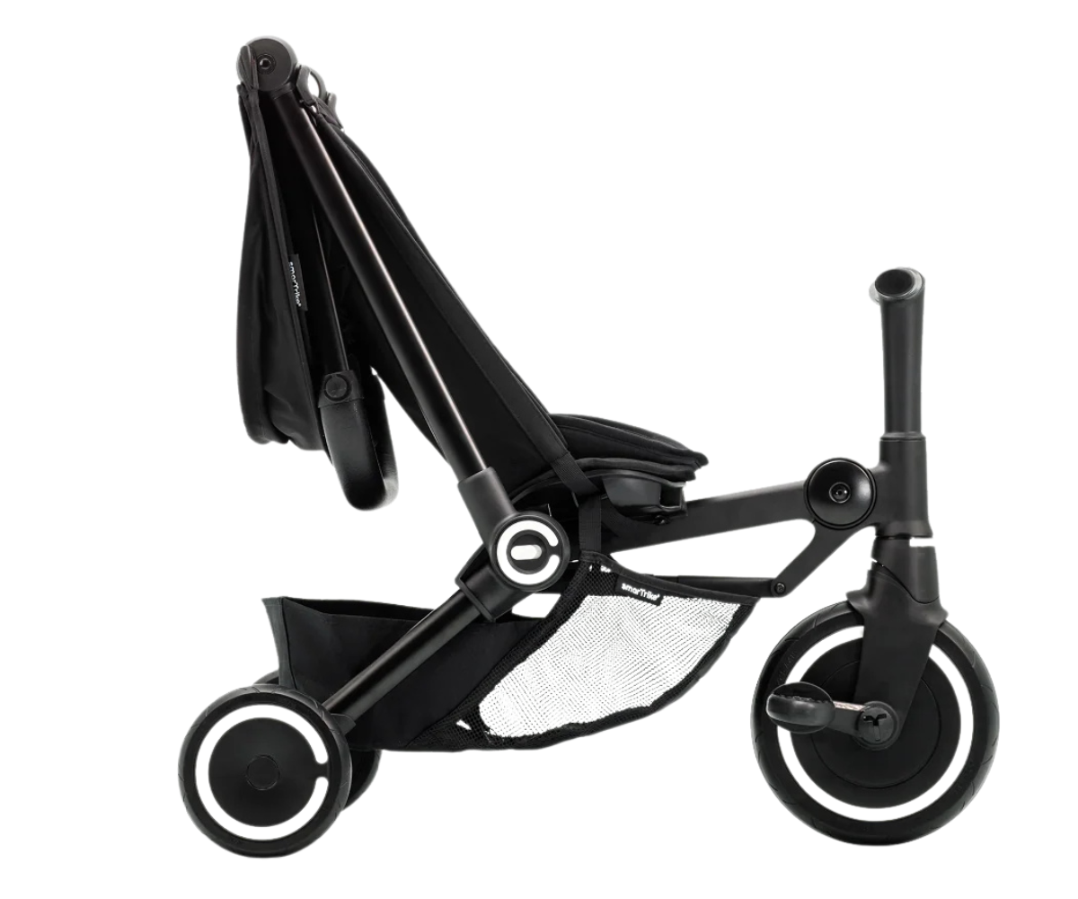 Traveler Onyx Black jalutuskäru mugava 160° kallutatava seljatoega
