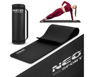 Võimlemismatt Neo-Sport 183×60×1cm – must
