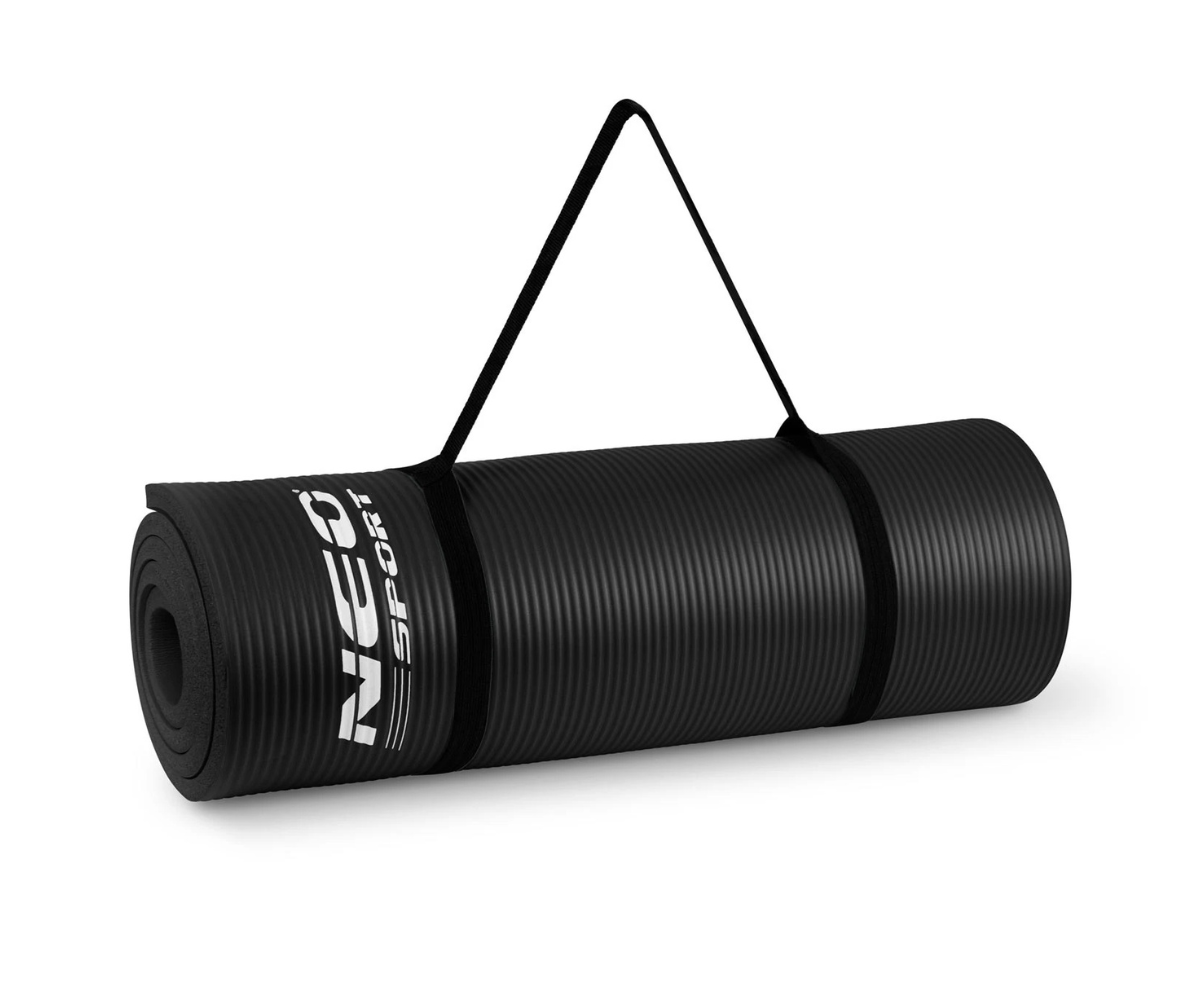 Võimlemismatt Neo-Sport 183×60×1cm – must